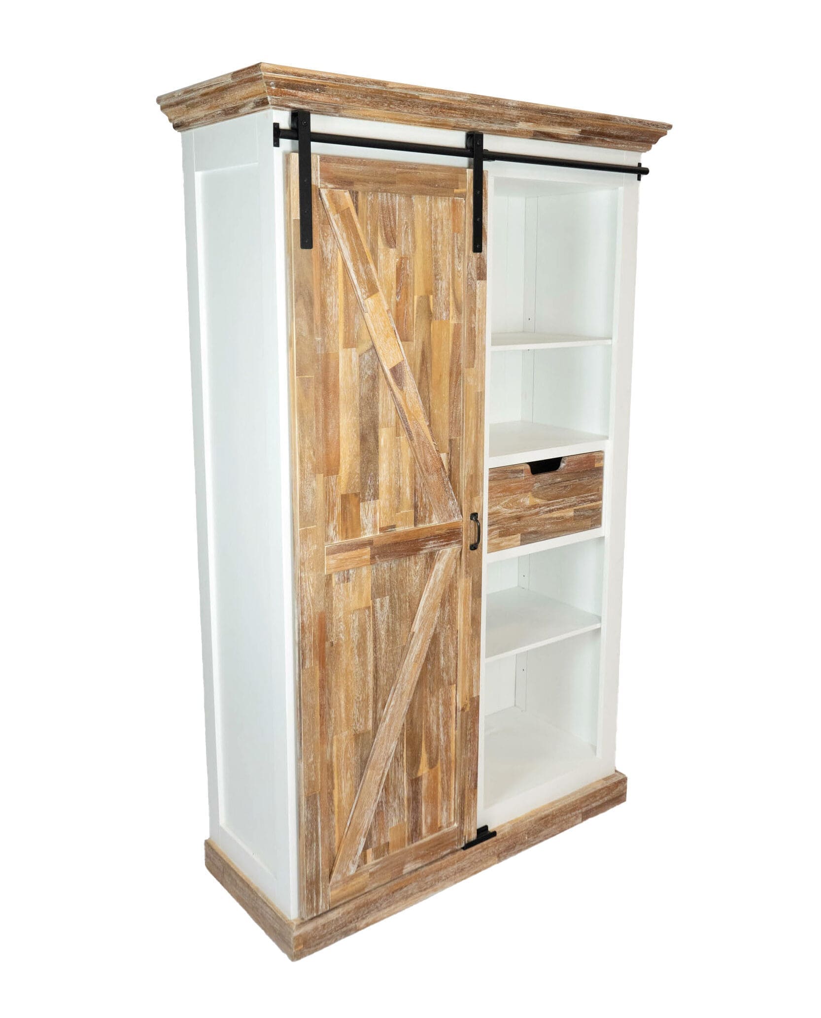 Landelijke Barndoor kast met schuifdeur Landelijke Barndoor kast met schuifdeur