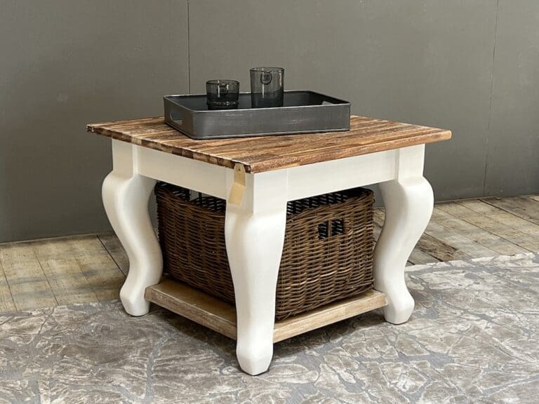 Landelijke salontafel barokpoot