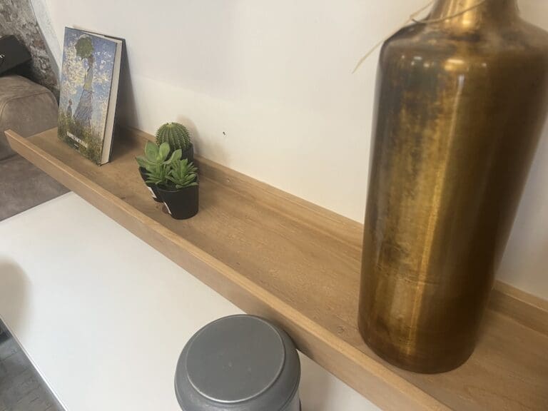 Landelijke wandplanken tbv schuifdeuren